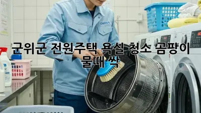 군위군 전원주택 욕실 청소✨ 곰팡이 물때 싹!
